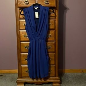 Bar III Short, Sleeveless Dress - NWT - Blue - Size XXL